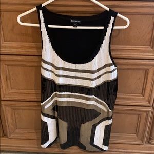 Stunning sequin tank top! Only worn once.